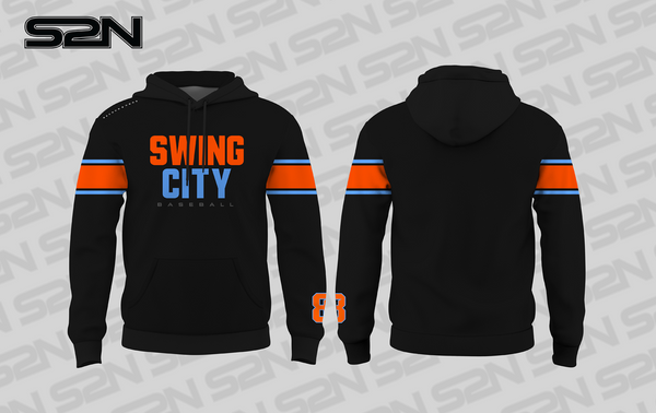 Swing City black hoodie