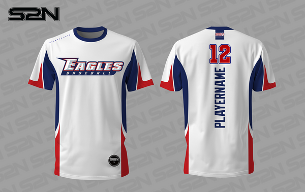 Lake Villa Eagles FP white tshirt