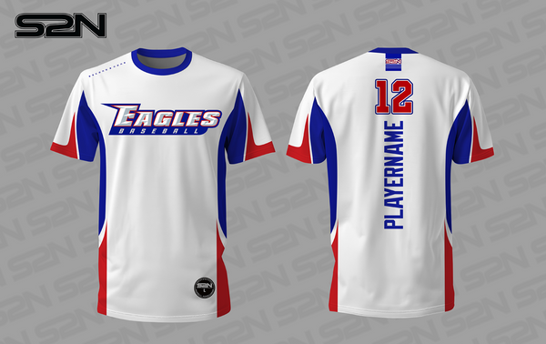 Lake Villa Eagles white tshirt