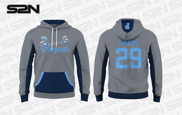 Midwest Prospects ON FIELD grey hoodie